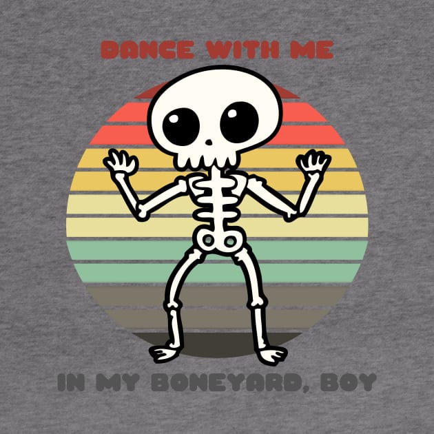 Sunset Skeleton / Dance With Me in My Boneyard, Boy by nathalieaynie